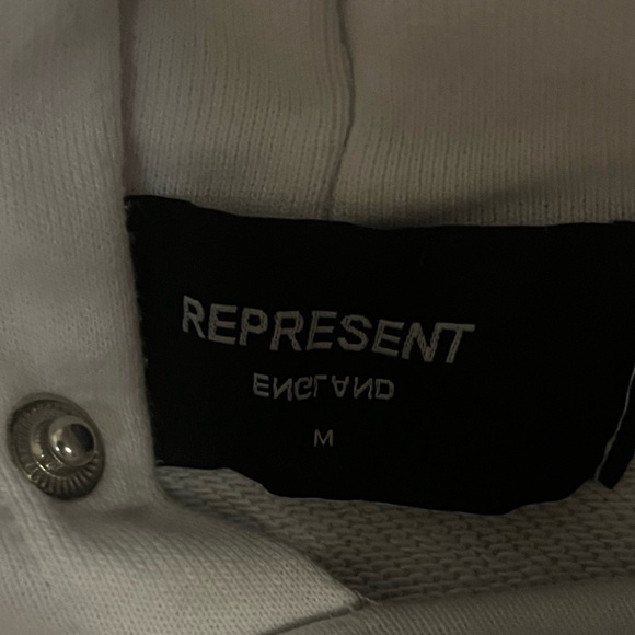 Represent White Hoodie SIZE M - Picture 3 of 5